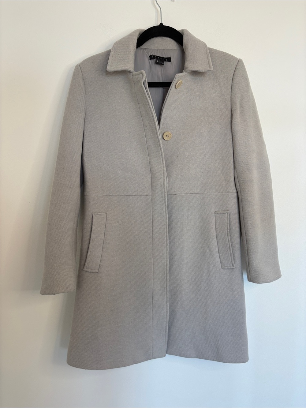 Theory Wool Dress Coat